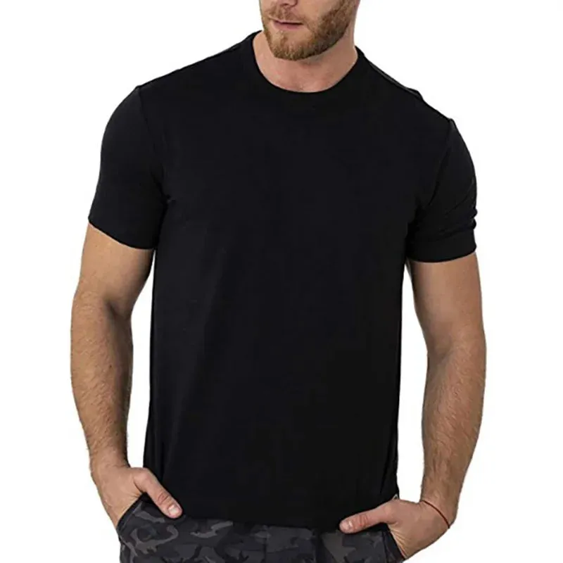 100% Superfine Merino Wool T shirt Men Base Layer Merino Shirt Wicking Breathable Quick Dry Anti-Odor No-itch USA Size