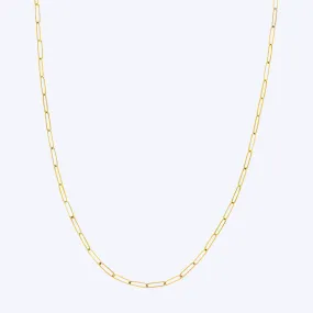 2.6mm Paperclip Chain Necklace