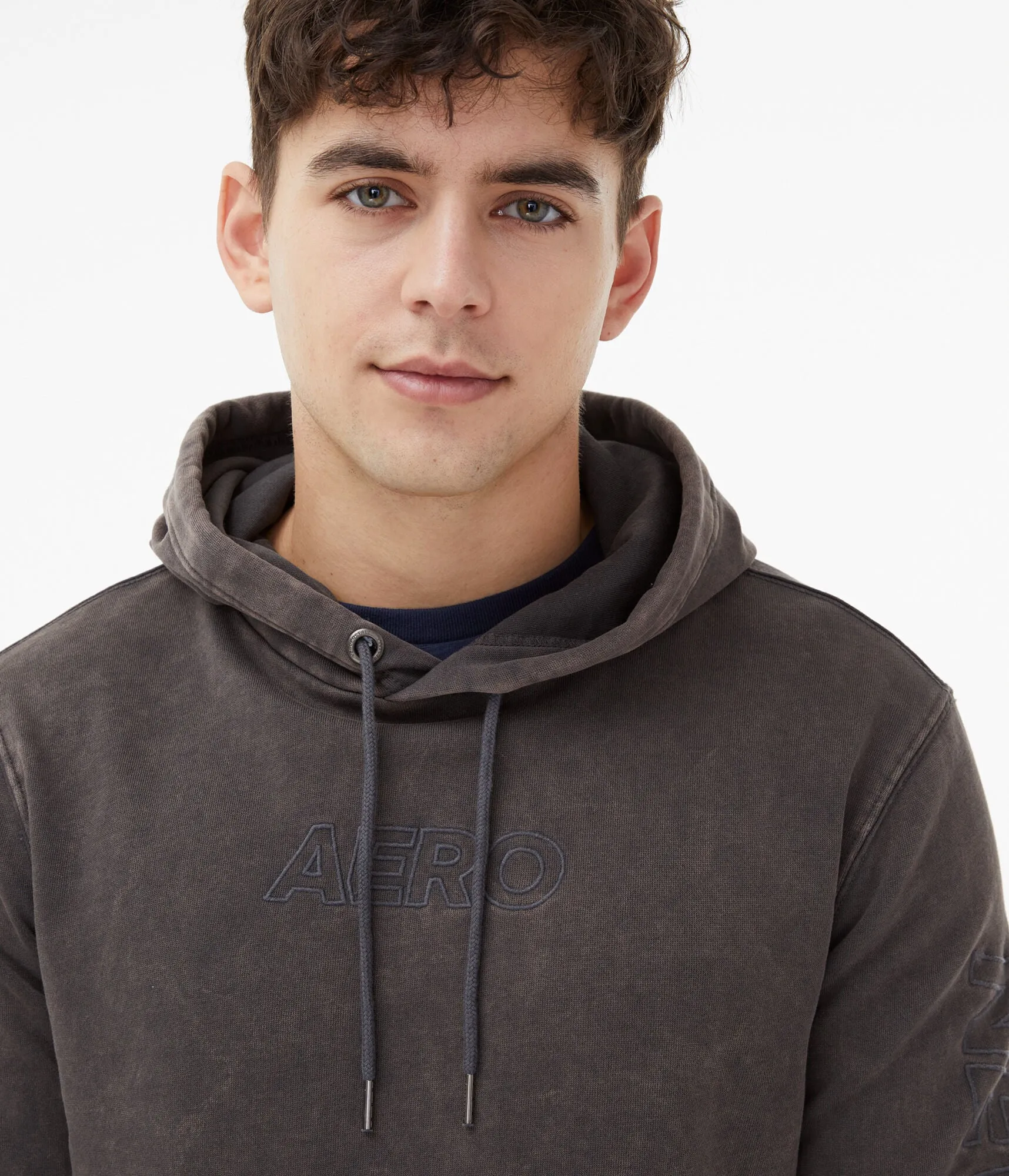 Aeropostale Tonal Logo Pullover Hoodie