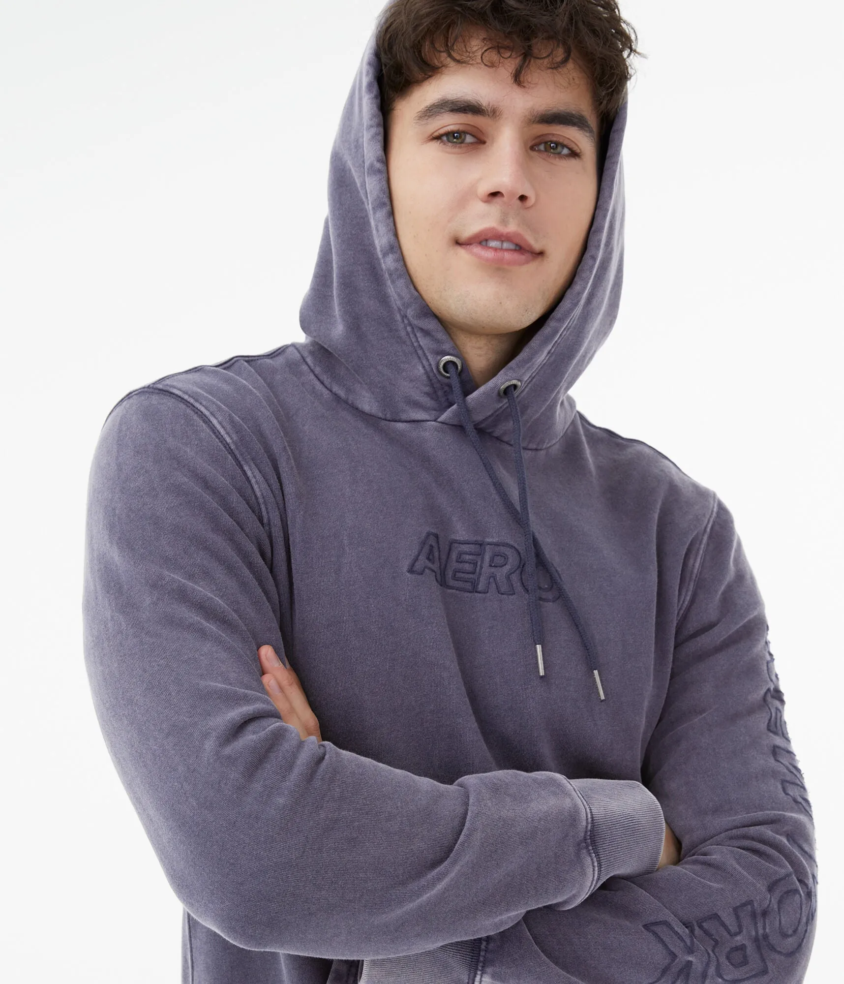 Aeropostale Tonal Logo Pullover Hoodie