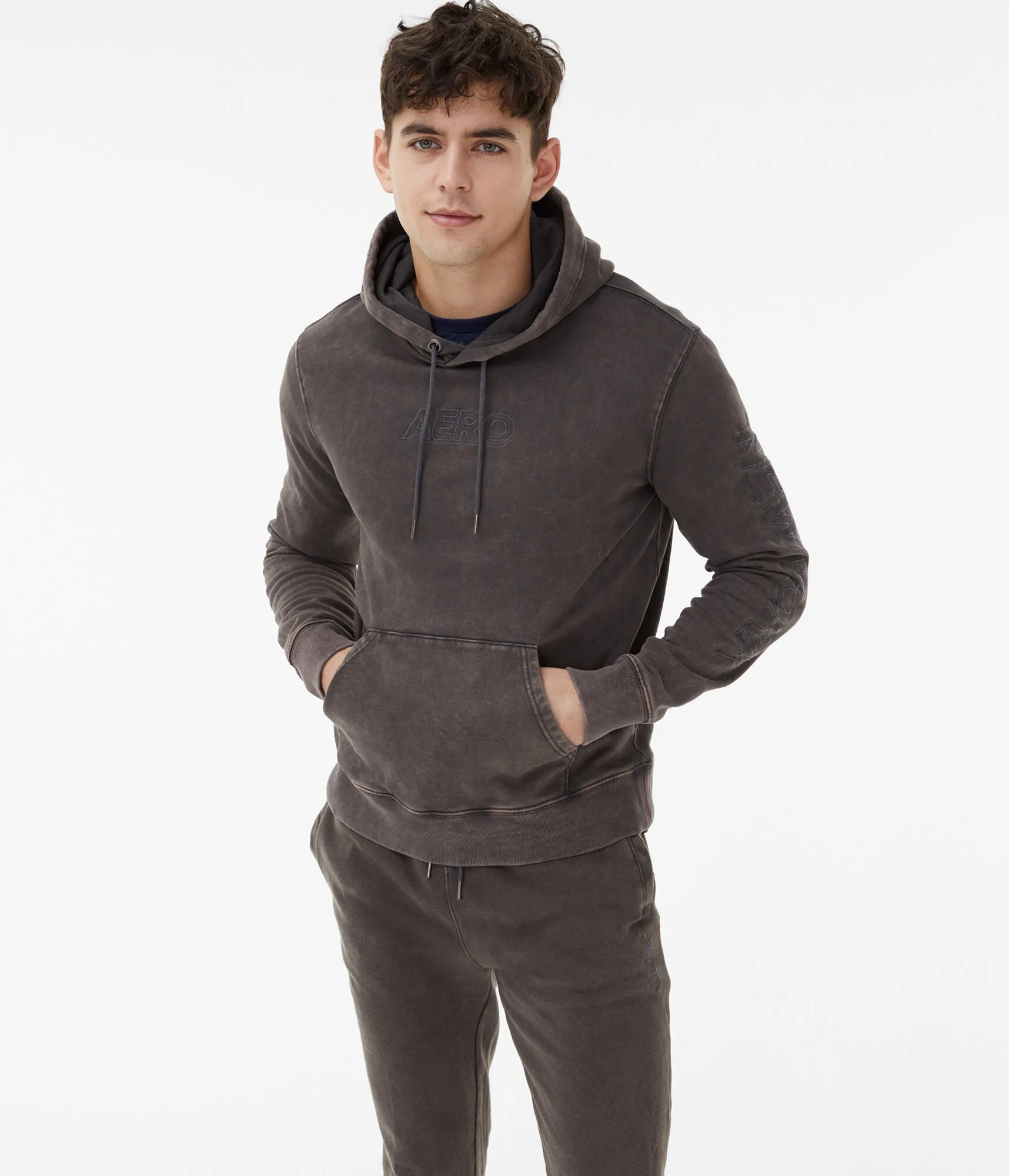 Aeropostale Tonal Logo Pullover Hoodie