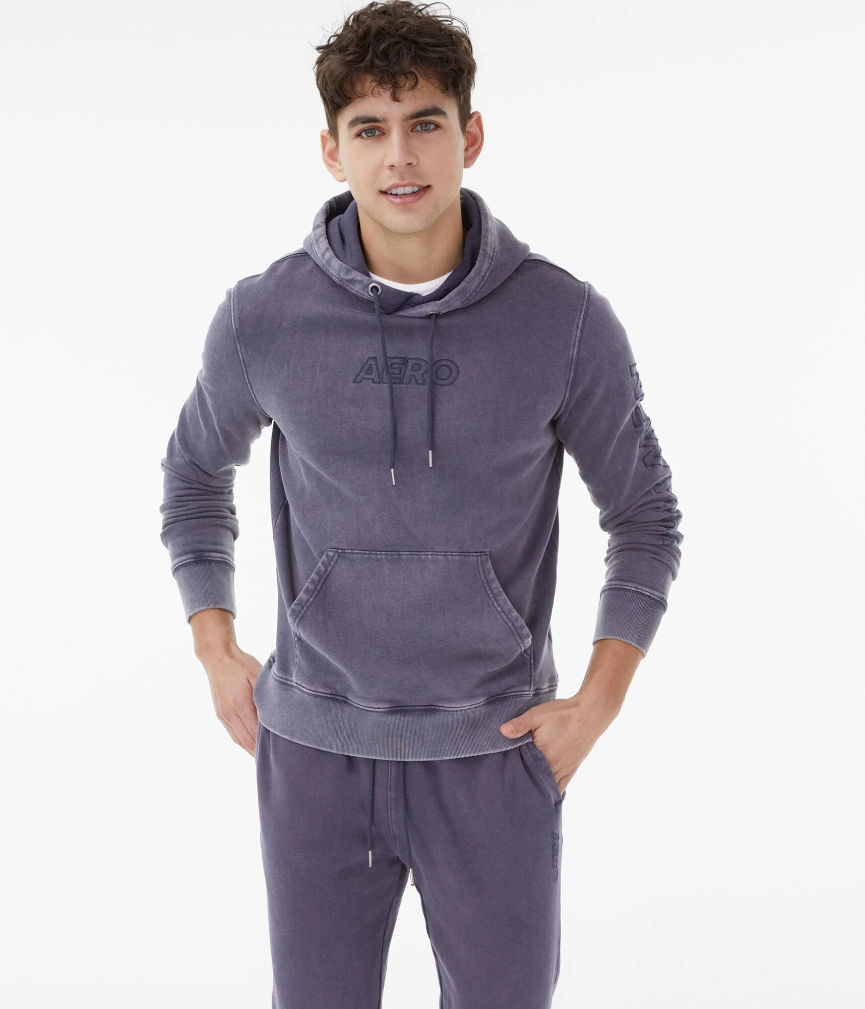 Aeropostale Tonal Logo Pullover Hoodie