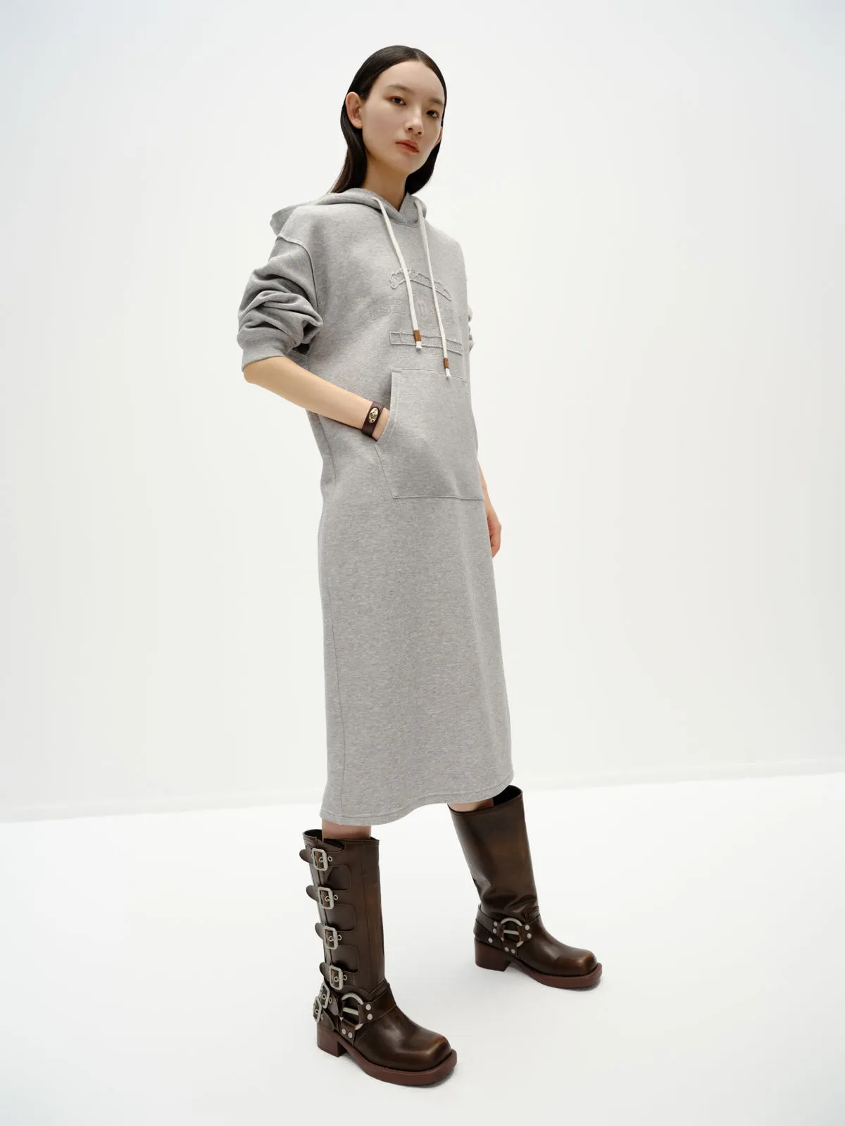 Air Layer Sweatshirt Dress