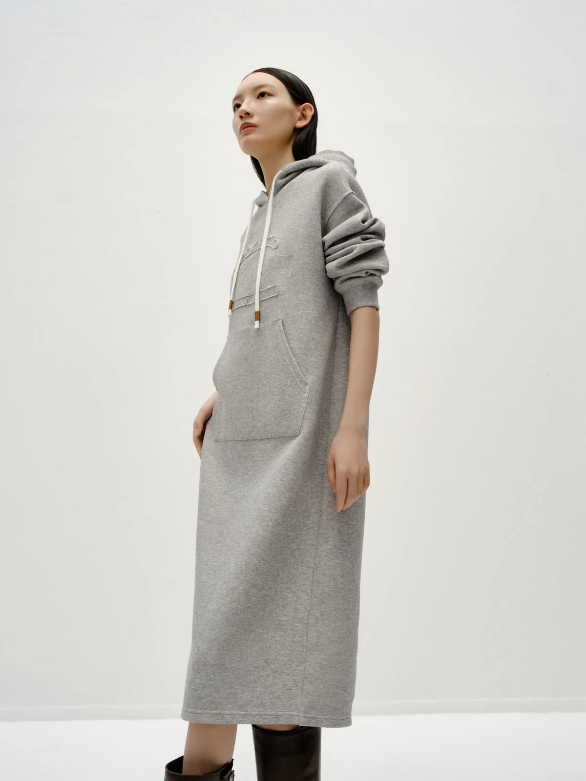 Air Layer Sweatshirt Dress