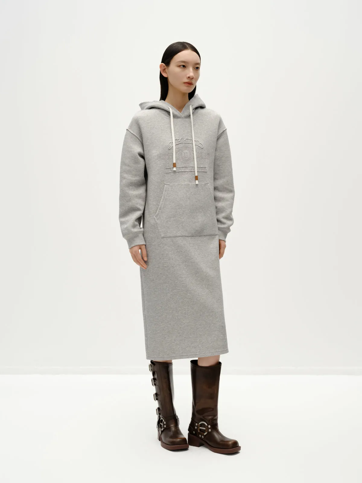 Air Layer Sweatshirt Dress