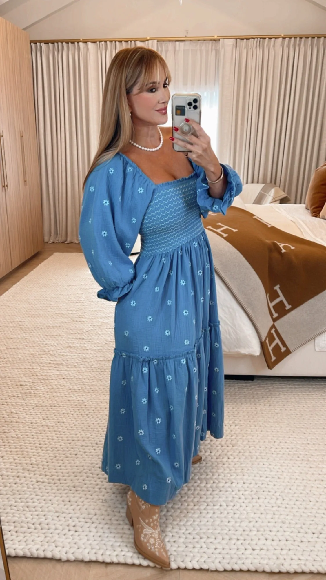 Amber Indigo Maxi Dress