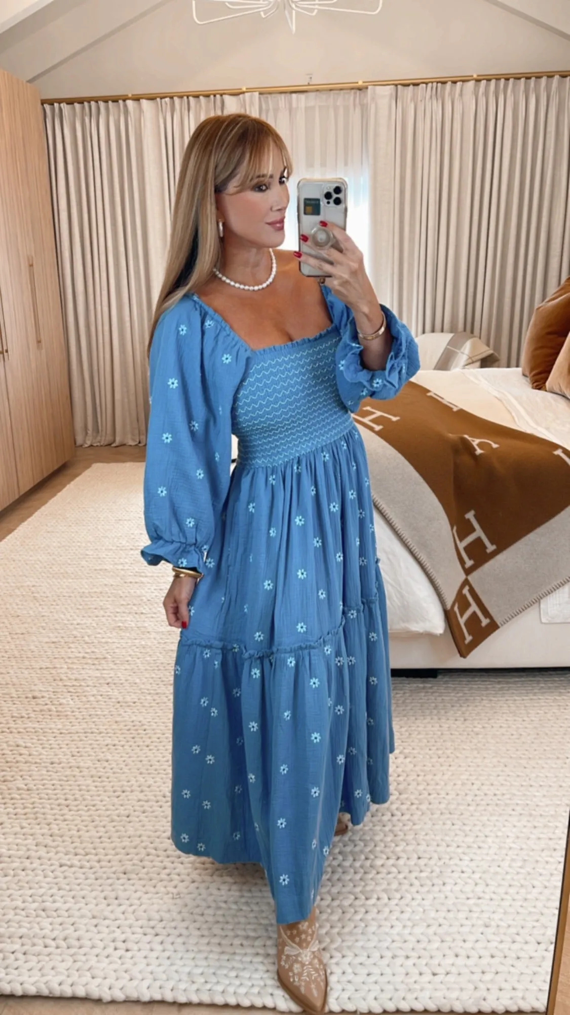 Amber Indigo Maxi Dress