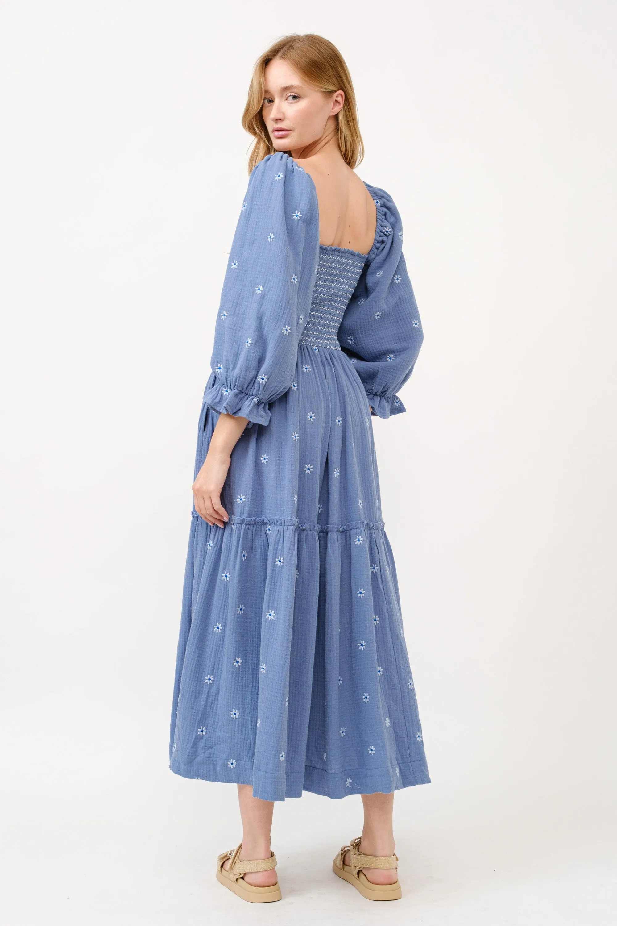 Amber Indigo Maxi Dress