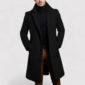 Ancien | Men's Long Merino Wool Winter Coat