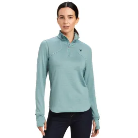 Ariat Ladies Gridwork 1/4 Zip Baselayer