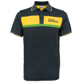 Ayrton Senna Polo, RacShirt, Blue, 2016