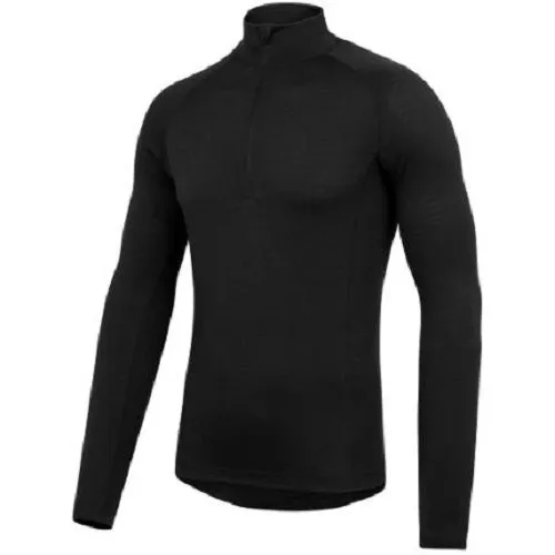 BASE LAYER : DHB 100% Merino Wool Zip Neck Men's L/S Base Layer [XS]