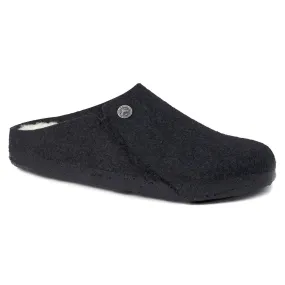 Birkenstock Zermatt Rivet Shearling Wool Felt Slipper - Anthracite 1015084