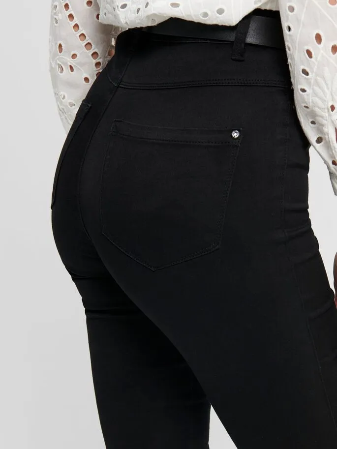 Black Denim High Waist Royal Jeans