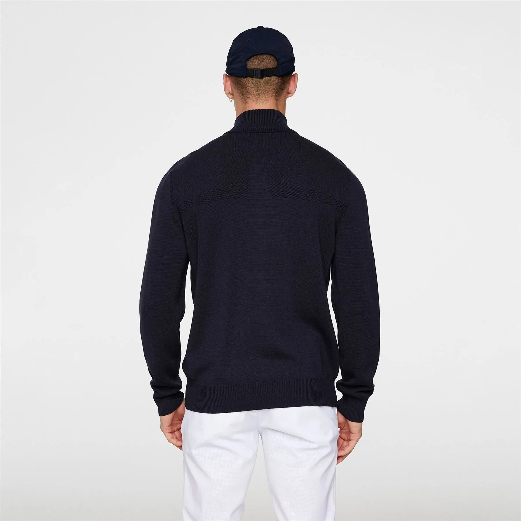 Bridge Knitted Hybrid Sweater JL Navy - AW24