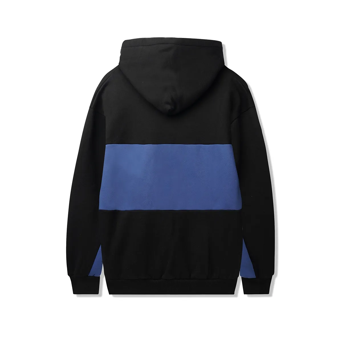 Butter Panel Zip-Thru Hood - Black