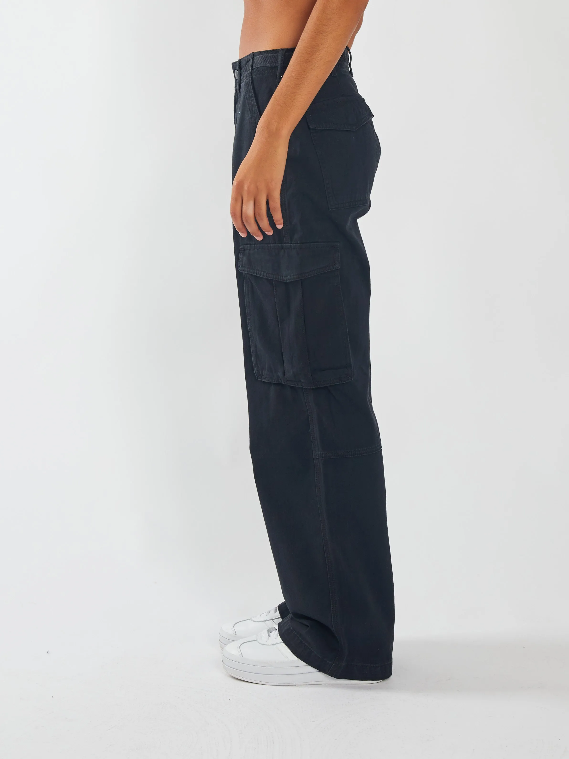 Cali Cargo Pant Black