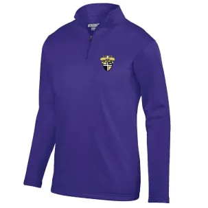 CBA- CBA Approved Fleece 1/4 zip pullover, Youth & Adult, Black & Purple