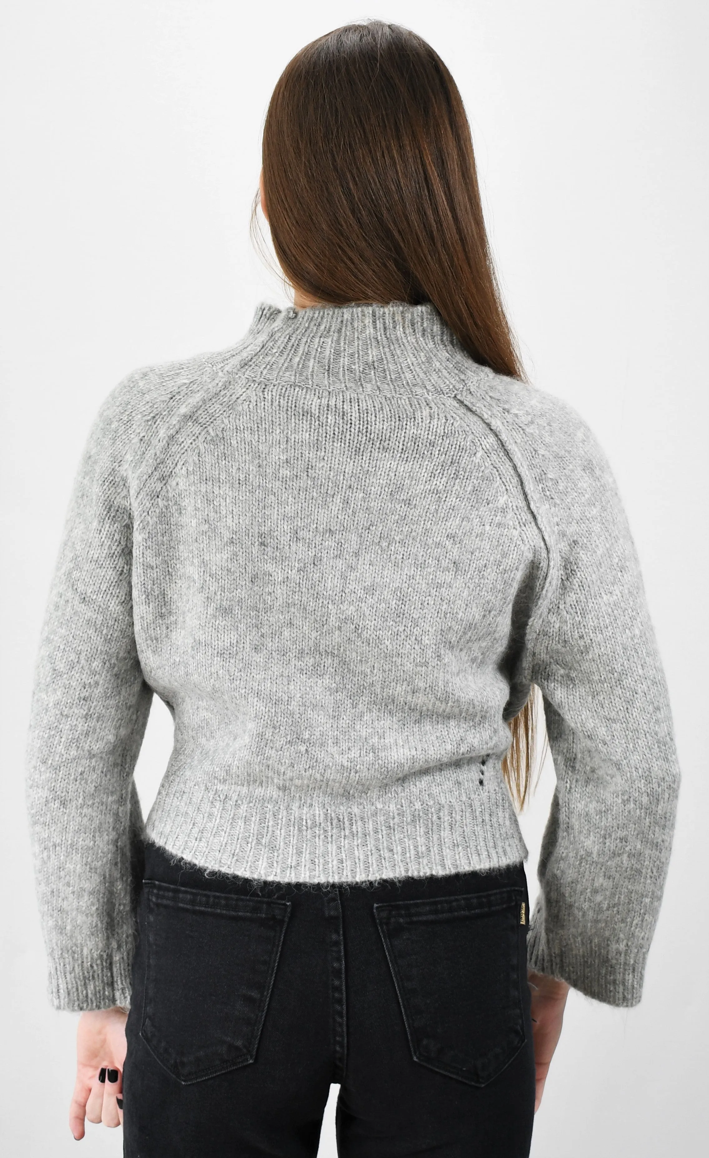 Chill In The Air Mock Neck Sweater