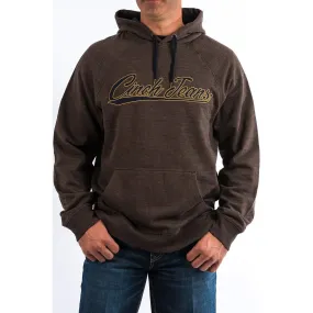 Cinch Men's Heather Brown Logo Hoodie