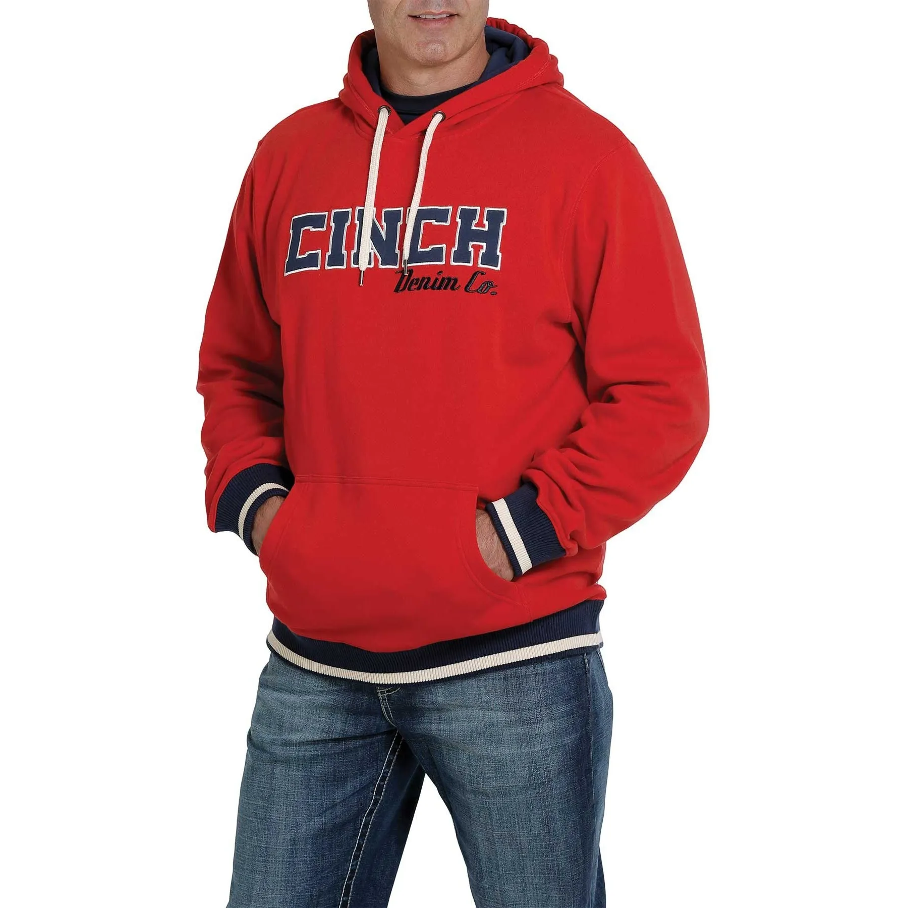 Cinch Men's Red Hoodie