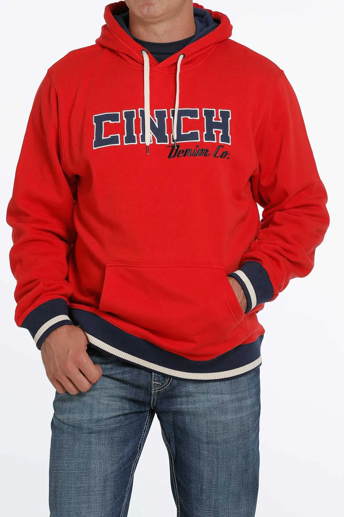 Cinch Men's Red Hoodie