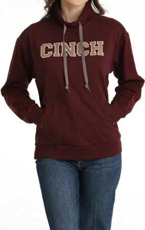 Cinch Women's Purple French Terry Hoodie