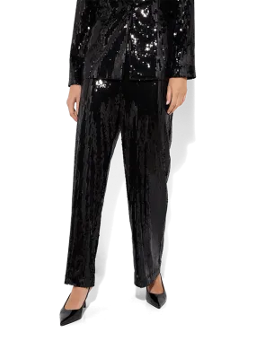 Cleo Black Sequin Pants