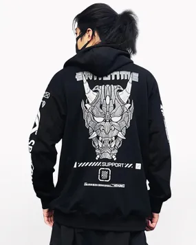 Cyberpunk Hannya Ninja Hoodie