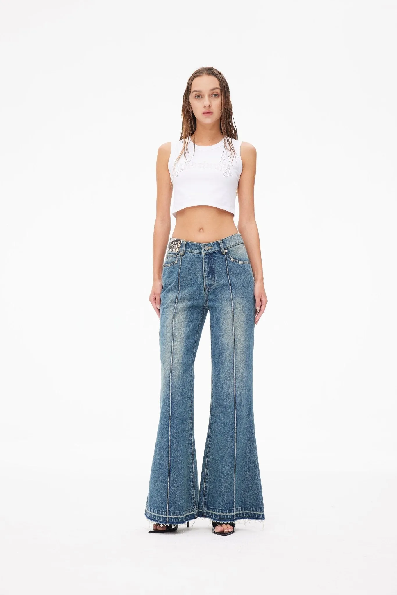 Dark Flares Jeans