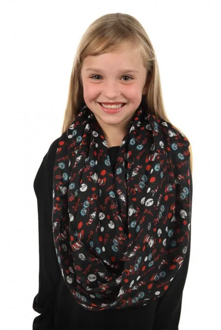 Dr. Seuss The Cat in The Hat Lightweight Infinity Scarf