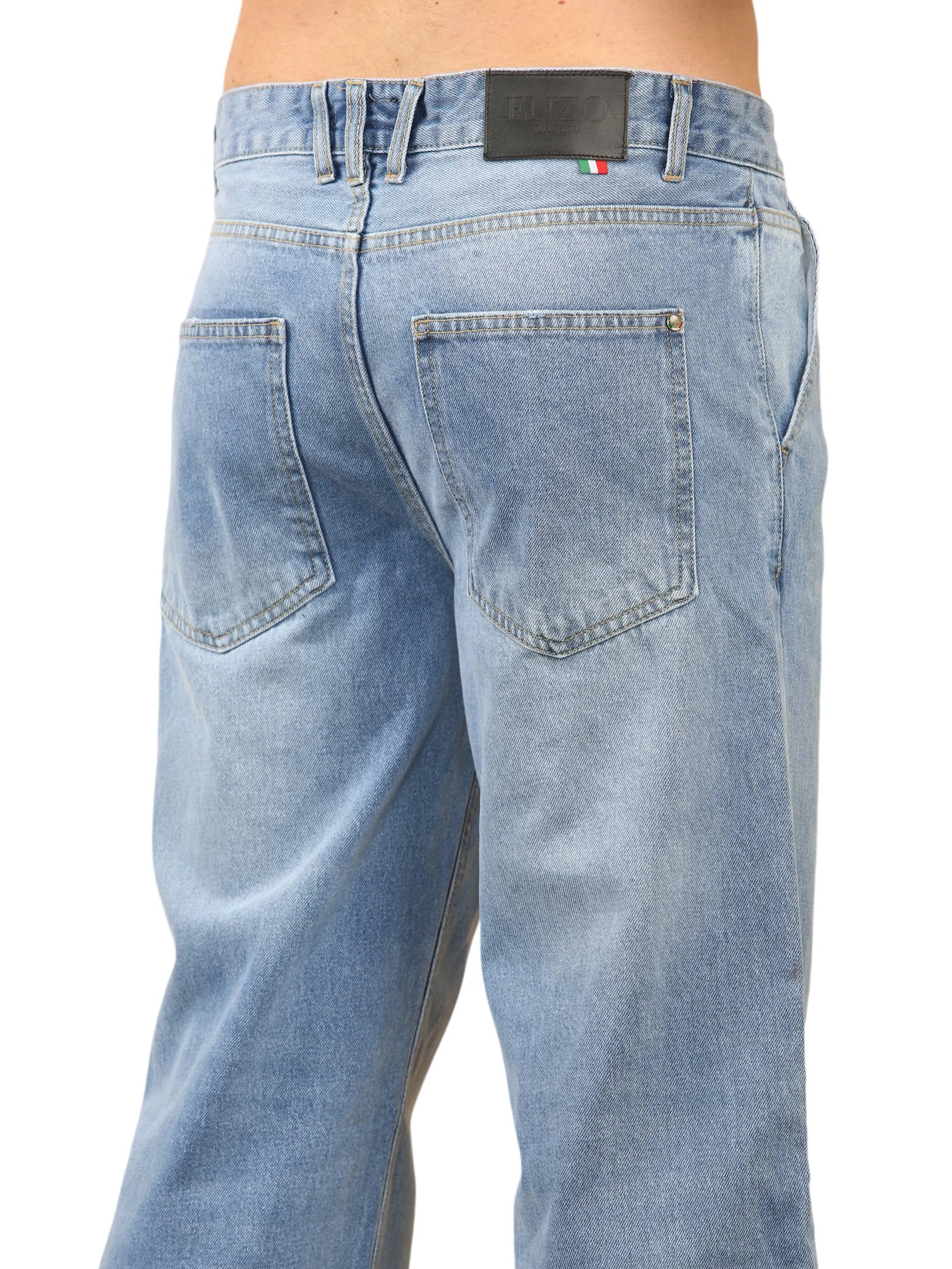 Enzo Milano | Mens Wide-Leg Jeans