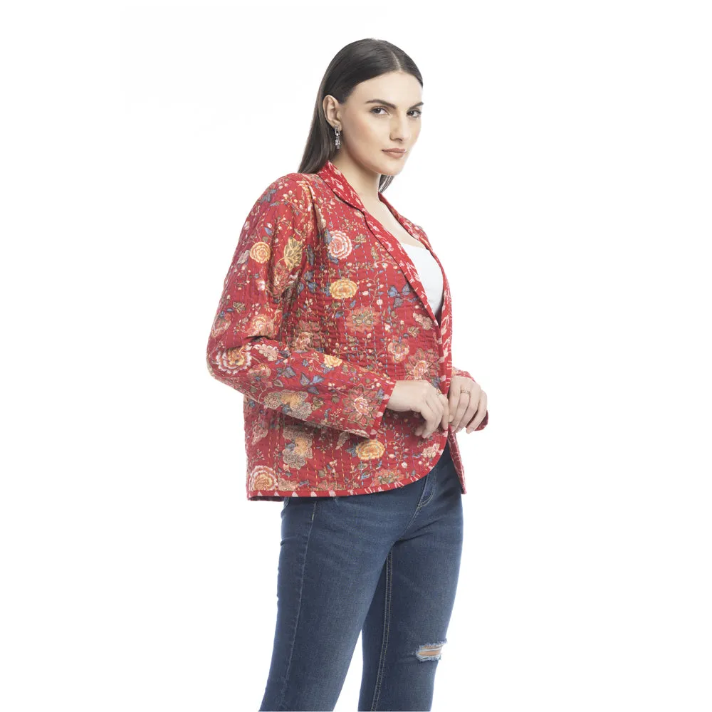 Evelyn Floral Stitched Jacket