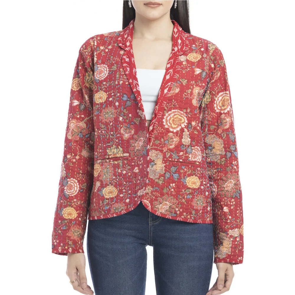 Evelyn Floral Stitched Jacket