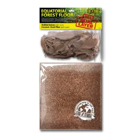 Exo Terra Equatorial Forest Floor - Dual Layer Substrate - Ardisia Leaves & Coconut Husk Fiber