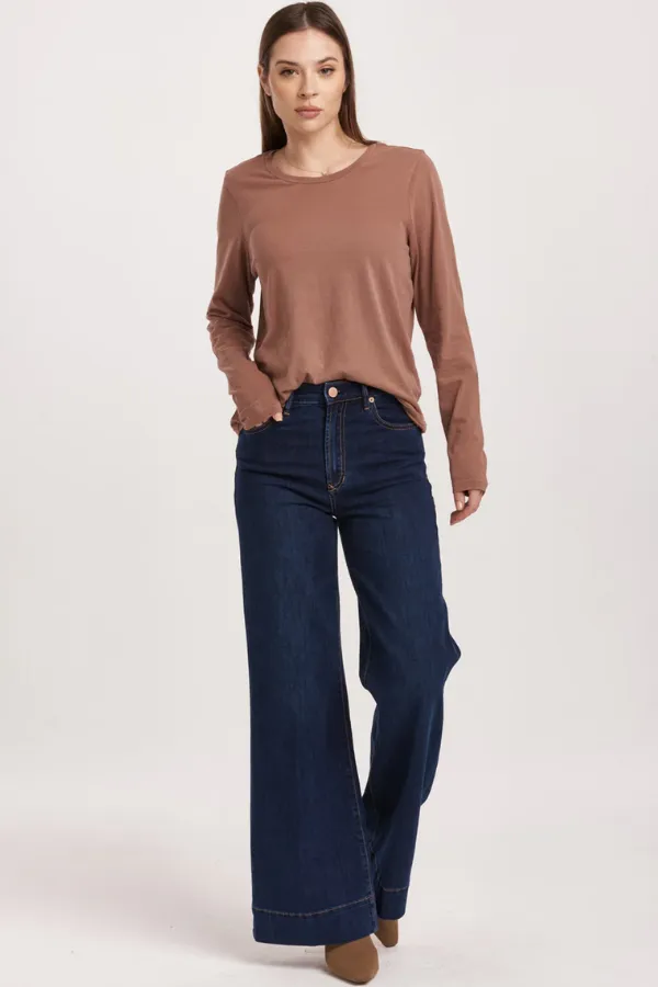 Fiona High Rise Wide Leg Jeans - Star Demand