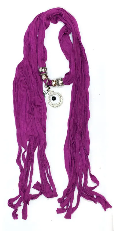 Girls Circle Pendants Fashion Scarf Wholesale