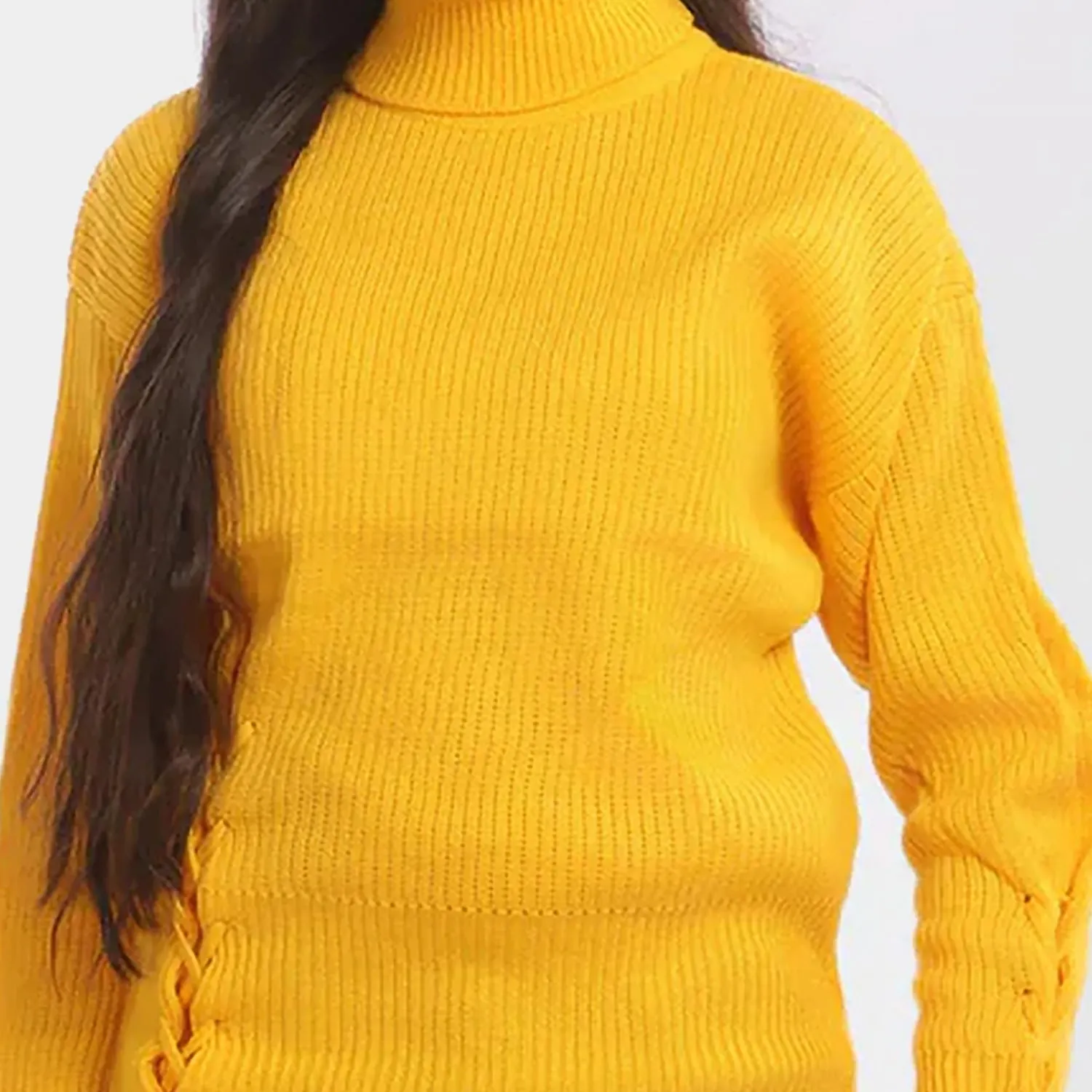 Girls Sweater -Yellow