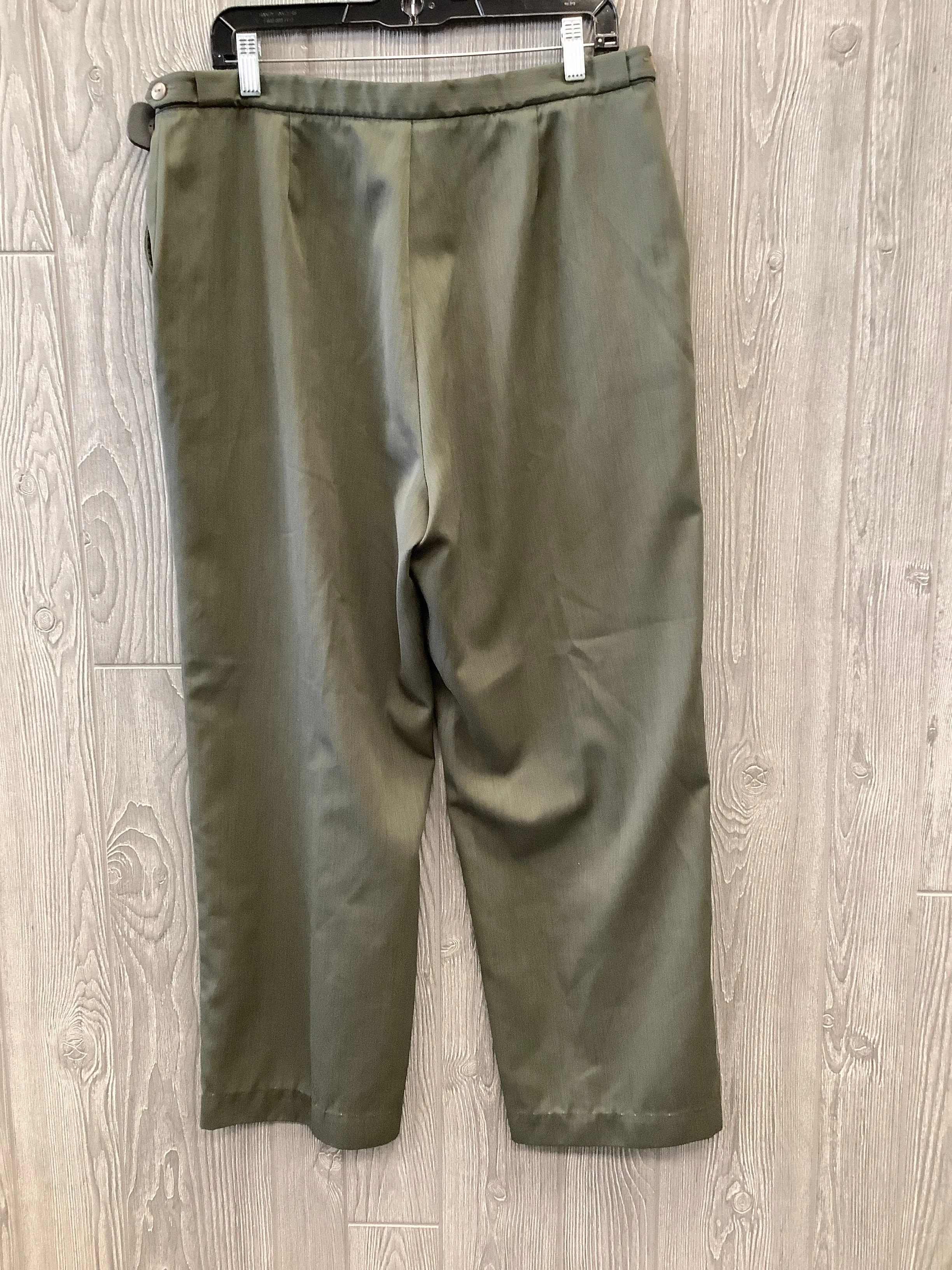 Green Pants Dress West Bound, Size 16