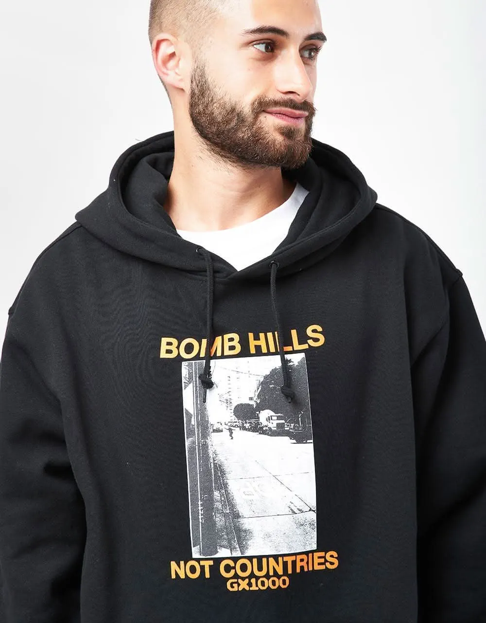 GX1000 Bomb Hills Pullover Hoodie - Black/Orange