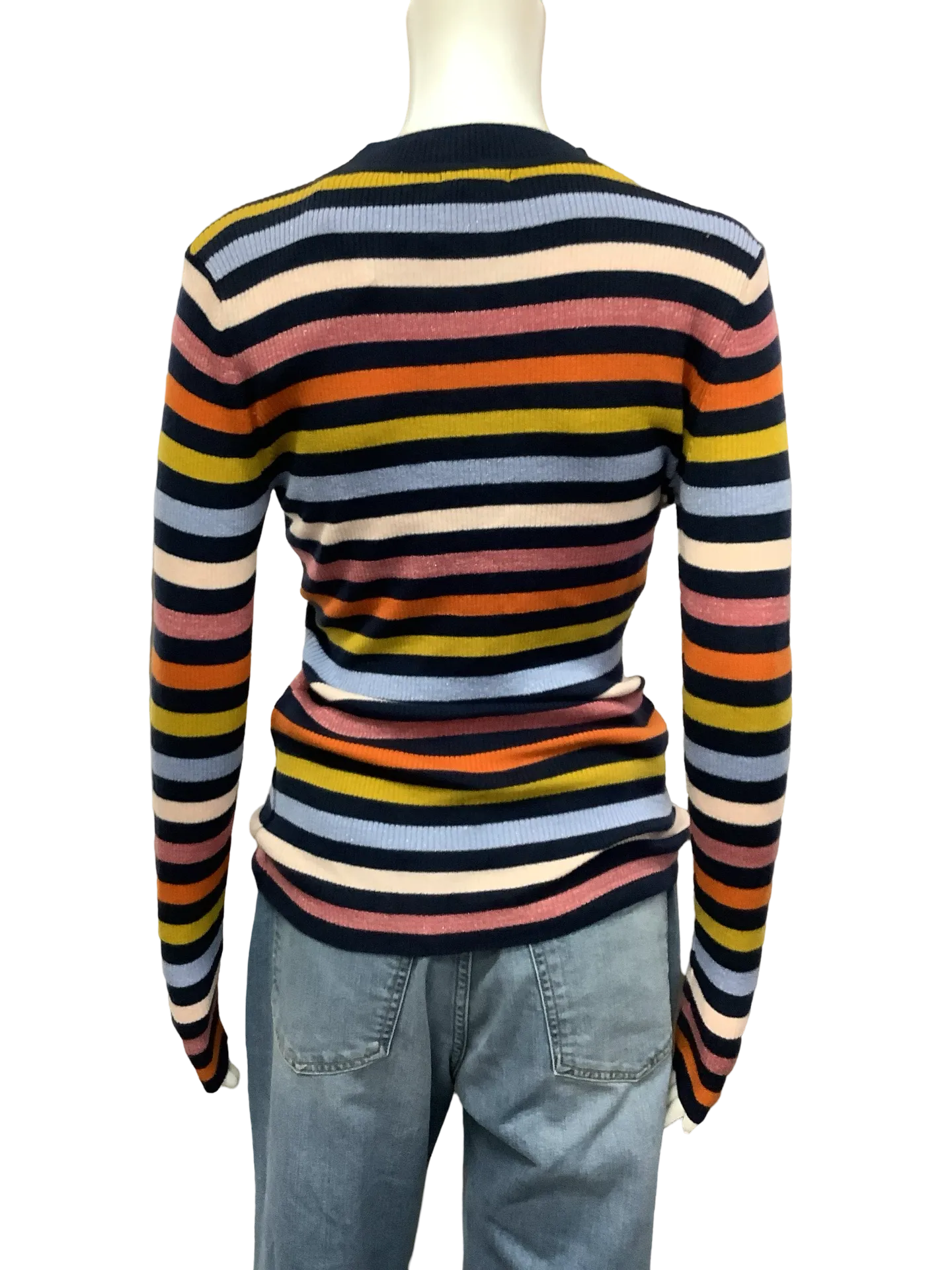 Halogen Atlantic Pacific Sweater Striped Size: S