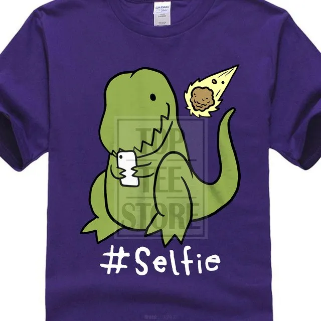 Hashtag Don't Be Narcissosaurus Can T-Rex Even Take An End Of The World #Selfie