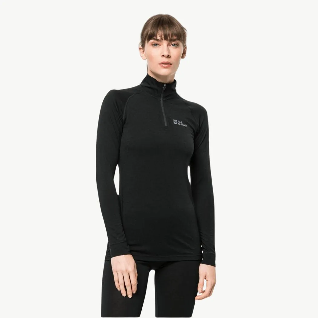 jack wolfskin Alpspitze Wool HZ Women's Long Sleeves