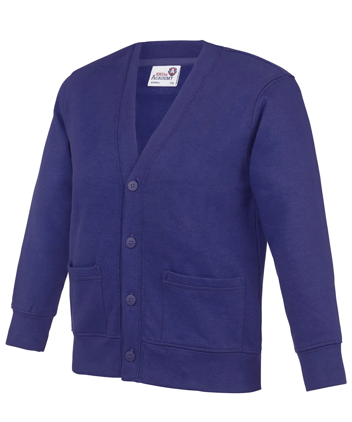 Kids Academy cardigan | Academy Purple