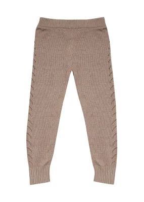 Knitted Leggings-Brown Sugar