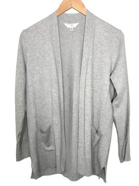 Light Summer Gray Open Cardigan Sweater