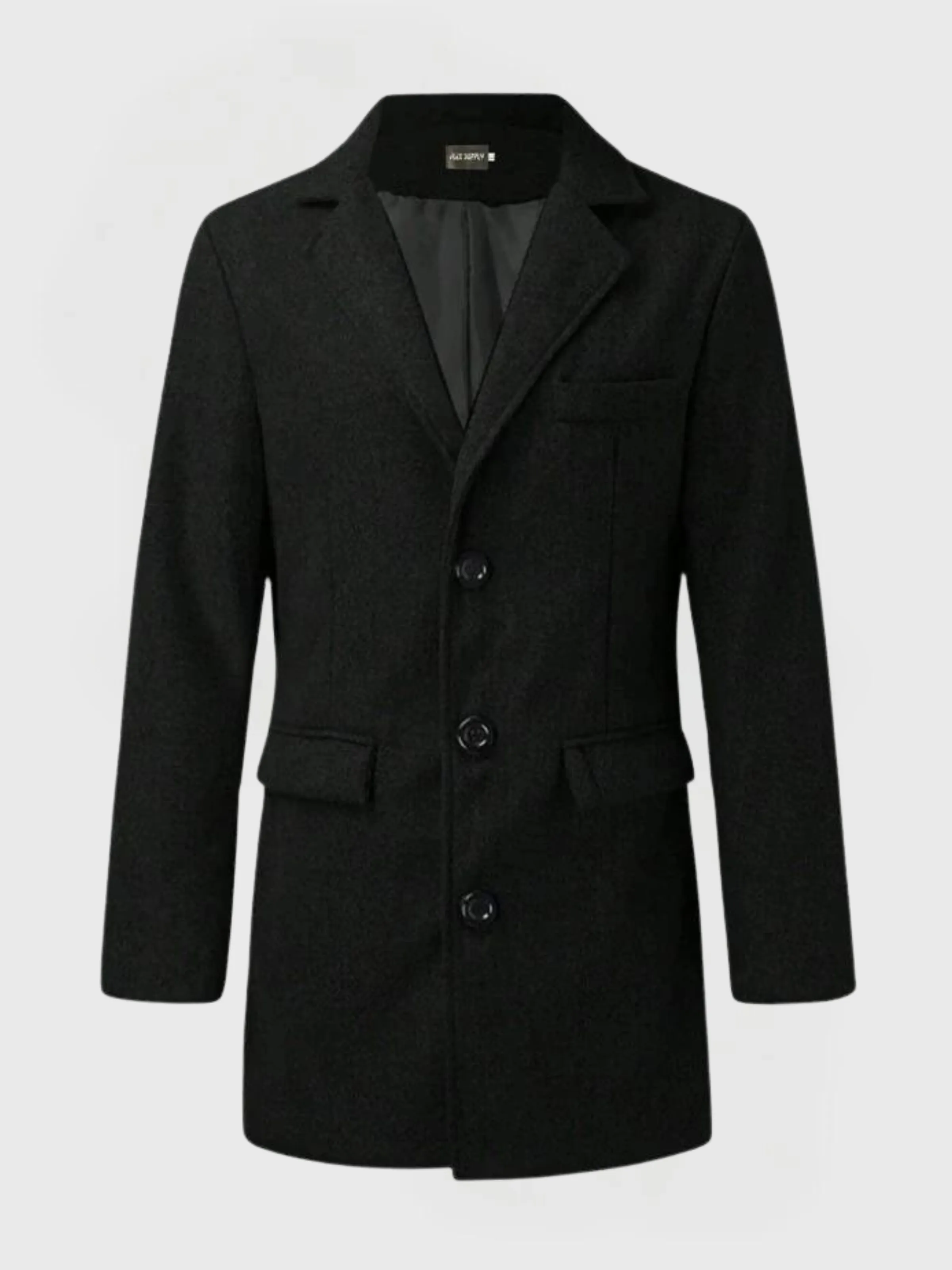 Marcus - Classic Men's Wool Coat