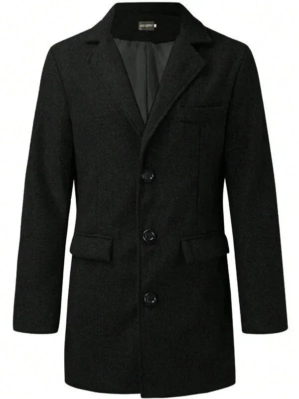 Marcus - Classic Men's Wool Coat