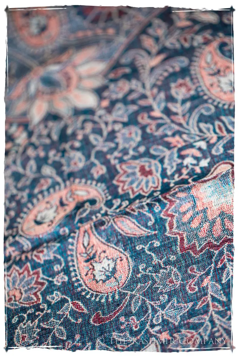 Mariana Paisley Reversible Kashmir Wool Scarf