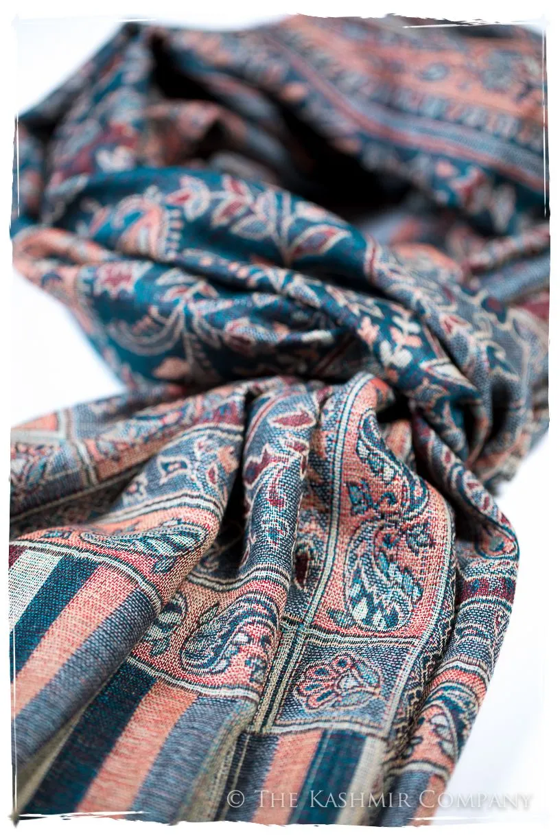 Mariana Paisley Reversible Kashmir Wool Scarf